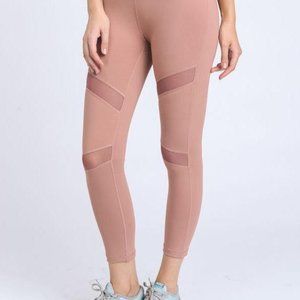 Ruche Rose Yoga Legging